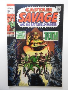 Captain Savage #15 (1969) FN/VF Condition!