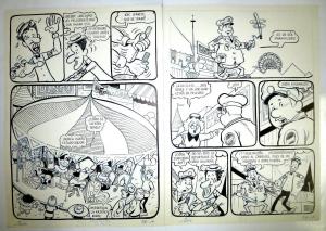 SUGAR & SPIKE Original art Mexican incarnation 11 pages faithful to Mayer great