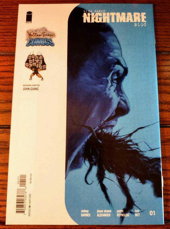 Nita Hawes' Nightmare Blog #1 NM John Giang Virgin Variant