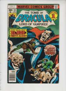 TOMB OF DRACULA #58 & 59 1977 MARVEL / #58 LOW / #59 MED