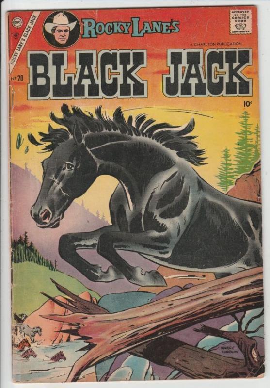 Black Jack #20 strict FN/VF 7.0  High-Grade  Appear - Rocky Lane   More Westerns