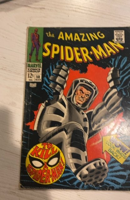 The Amazing Spider-Man #58 (1968)to kill a Spider-Man see description