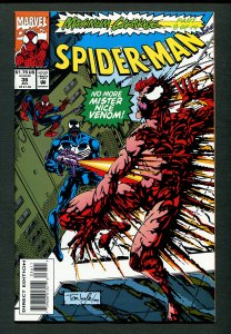 Spiderman(1990) #36 ( 8.0 VFN ) Carnage, Venom /  July 1993