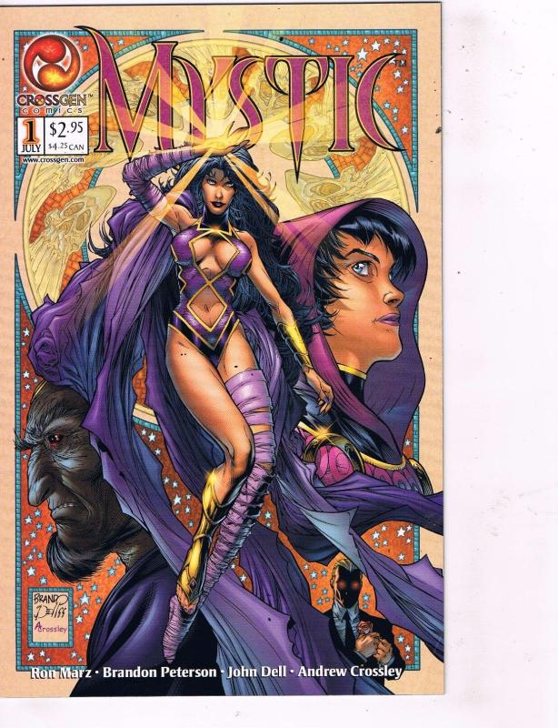 Lot of 4 Mystic DC Comic Books # 1 2 3 4 Super Heroes AD40