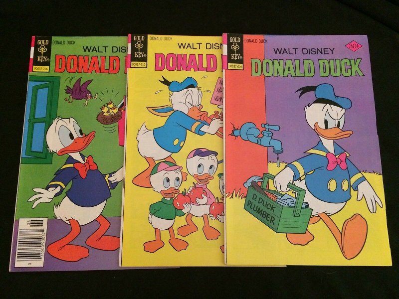 DONALD DUCK #175, 176, 184 