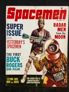 WARREN PUBLISHING SPACEMEN (SCI FI FILM & TV MAGAZINE) #5 OCTOBER 1962 FN/VF