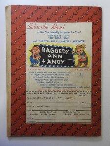 Raggedy Ann and Andy #1 (1946) VG Small tape pull fc, 1 in tear centerfold page