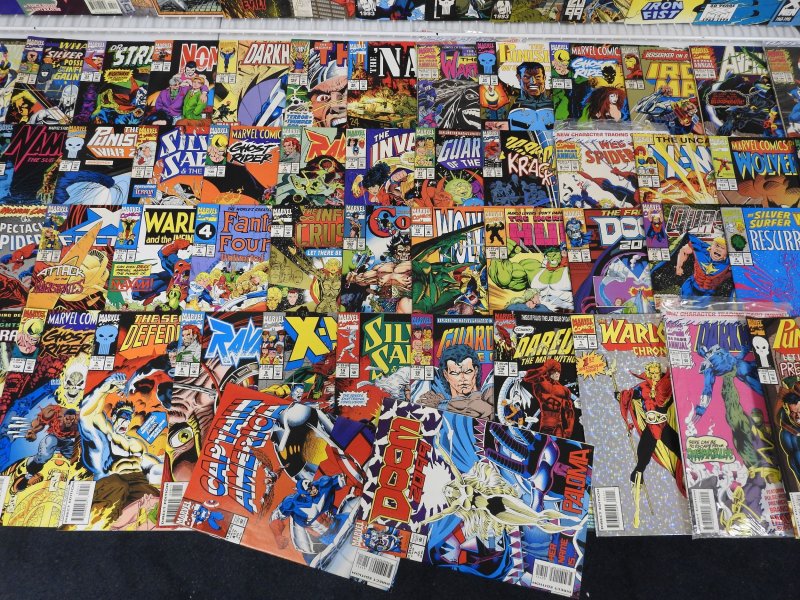 Huge Lot 190+ Comics W/ X-Men, Wolverine, Silver Surfer, +More! Avg FN/VF Cond!