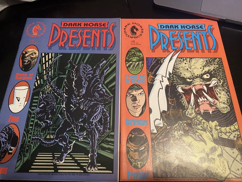 Dark Horse Presents #35 and #35 (1989)ealy alien vs predator