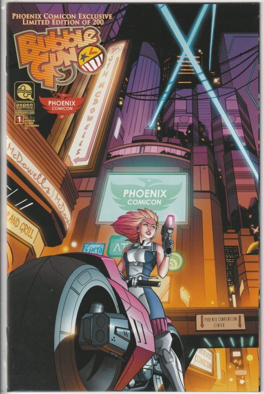 Bubblegun Volume 2 #1 Cover E Aspen Comics Phoenix Comicon Exclusive NM