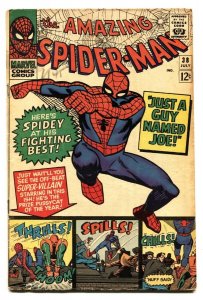 Amazing Spider-Man #38 comic book 1966-Mary Jane  final Steve Ditko art-vg
