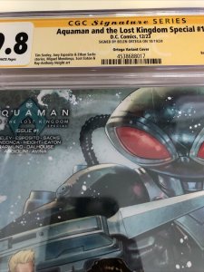 Aquaman and the Lost Kingdom Special (2023) # 1 (CGC 9.8) Signed Belen Ortega