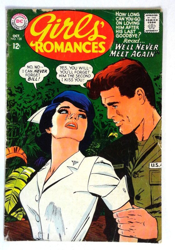 Girls' Romances #128 (1967) DC VG