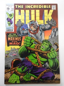 The Incredible Hulk #119 (1969) FN Condition! small tape pull bc