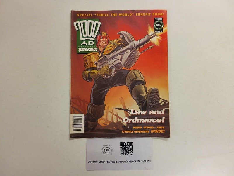 2000 AD Featuring Judge Dredd # Prog 822 VF Fleetway Editions 3 TJ24