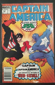 Captain America #350 Newsstand Edition (1989)
