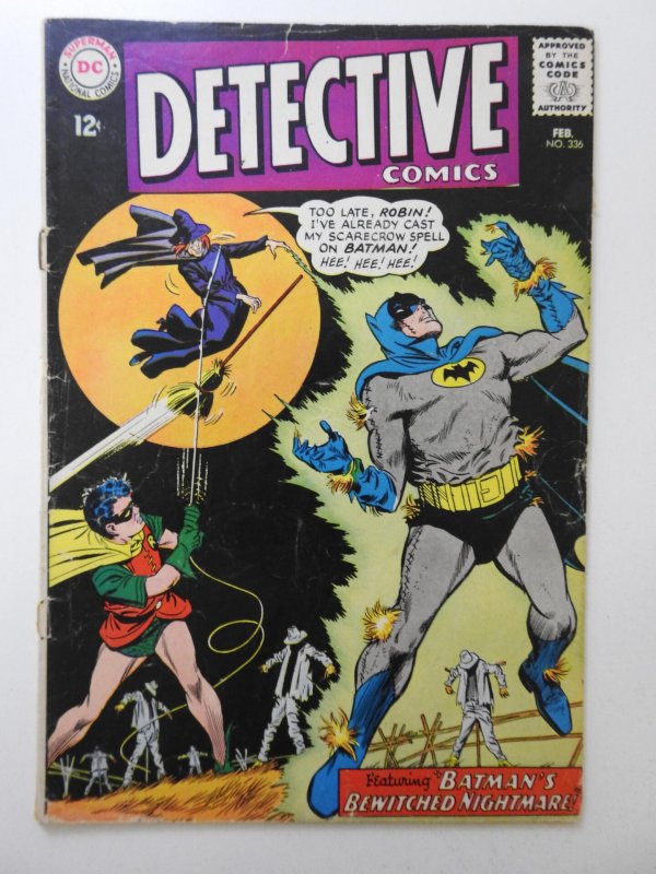 Detective Comics #336 (1965) Fair Condition Loose Cover Complete