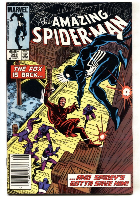 AMAZING SPIDER-MAN #265 -- First SILVER SABLE -- 1985 -- MARVEL -- Newsstand