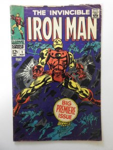 The Invincible Iron Man #1  VG- Condition!
