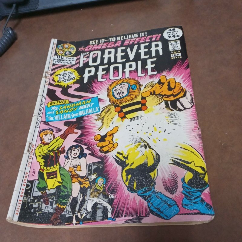 Forever People #6 1972 Bronze Age DC Comic Jack Kirby 4th world early darkseid