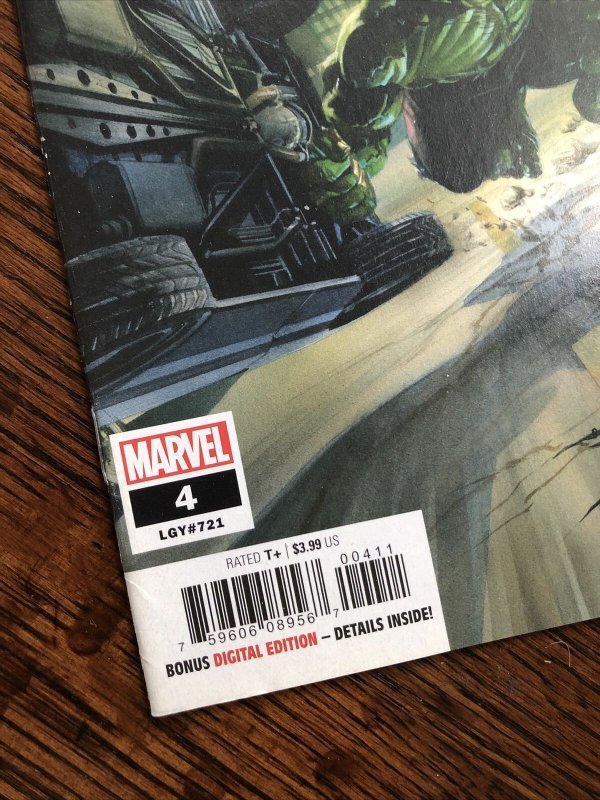 Immortal Hulk #4 EXCELLENT! Alex Ross Cover 1st Print