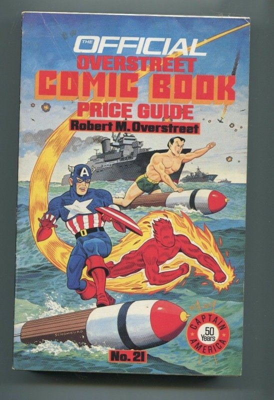 OVERSTREET COMIC BOOK PRICE GUIDE #21 (5.5) CAPTAIN AMERICA COVER 1991