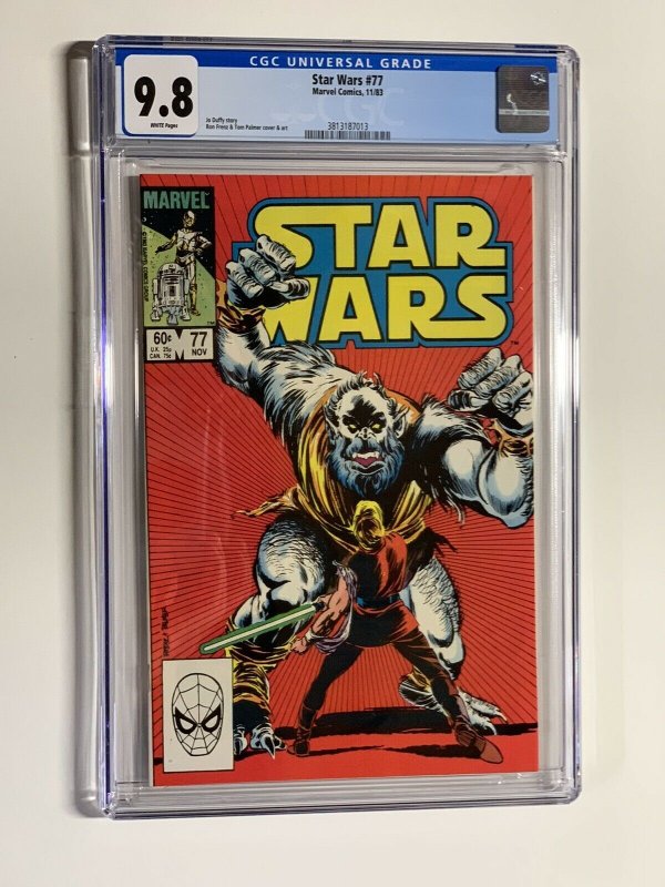 Star Wars 77 cgc 9.8 wp marvel 1983