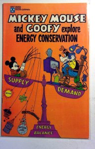 Mickey Mouse and Goofy Explore Energy Conservation #0 1978 Disney Comic Book