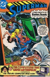 Superman Radio Shack Giveaway #1 ORIGINAL Vintage 1980 DC Comics GGA