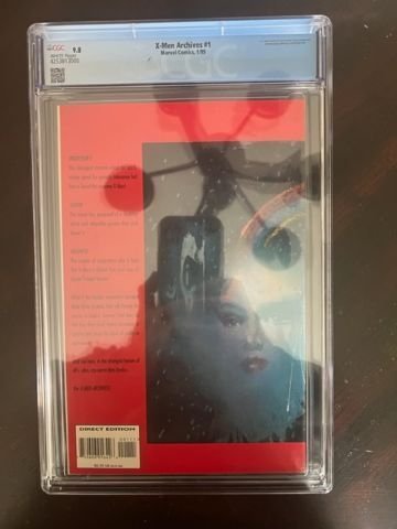 X-Men Archives #1 (1995) - CGC 9.8 - PERFECT !