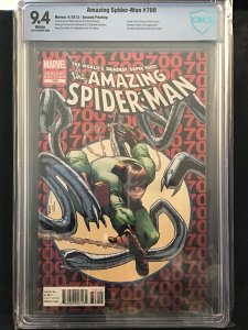 The Amazing Spider-Man #700 9.4 CBCS