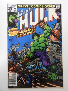 The Incredible Hulk #219 (1978) VF+ Condition!