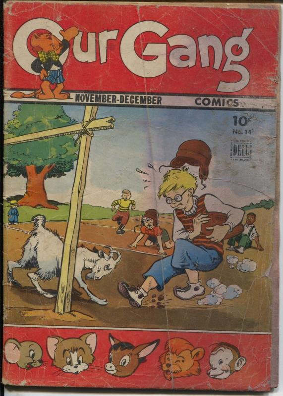 Our Gang #14 1944-Tom & Jerry-Carl Barks art-FR