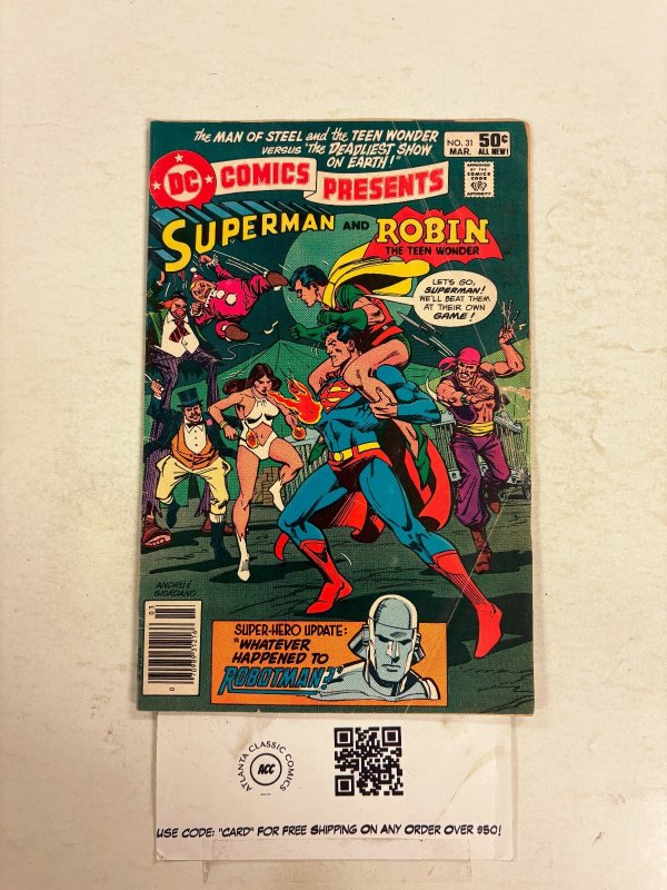 DC Comics Presents #31 VG DC Comic Books Superman Robin 3 HH112