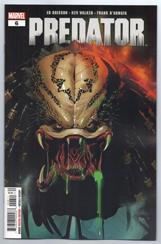 Predator #6 Leinil Yu Main Cvr (Marvel, 2023) NM 