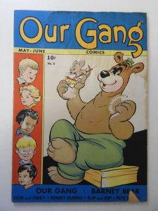 Our Gang Comics #5 (1943) GD/VG Condition moisture stain