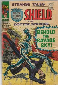 Strange Tales #165 ORIGINAL Vintage 1968 Marvel Comics Dr Strange Nick Fury