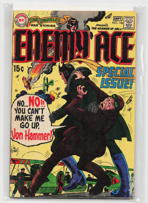 Star Spangled War Stories #146 (1969) Enemy Ace