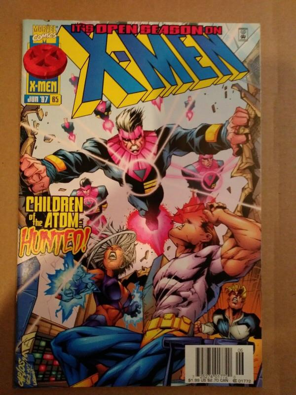 X-MEN #65 Marvel 1997 1st CECILIA REYES NEWSSTAND HTF