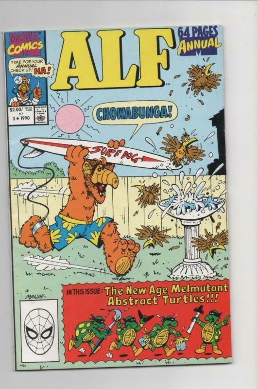 ALF #3 ANNUAL, NM-, Chowabunga, Marvel, 1988 1990, more in store