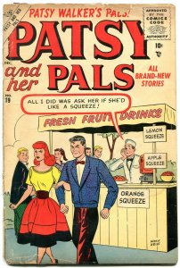 Patsy and Her Pals #19 1955-Atlas Humor- Hedy Wolf- Nancy G