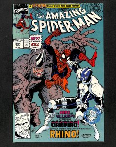 Amazing Spider-Man #344 VF- 7.5 1st Cletus Kasady (Carnage)!