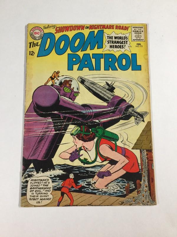 Doom Patrol 93 4.0 Vg Very Good Dc Comics Silver Age