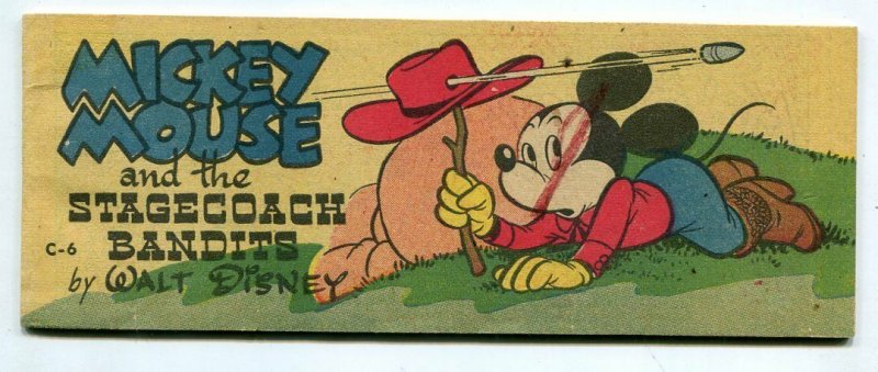 Mickey Mouse and the Stagecoach Bandits - Wheaties Giveaways Comic C-6