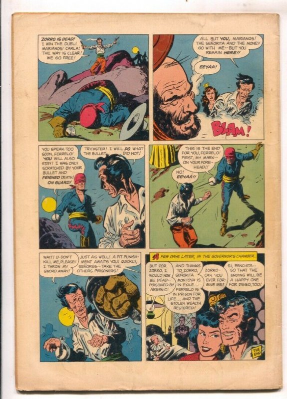 Sword of Zorro-Four Color Comics #497 1953-Dell-Everett Raymond Kunstler art-...