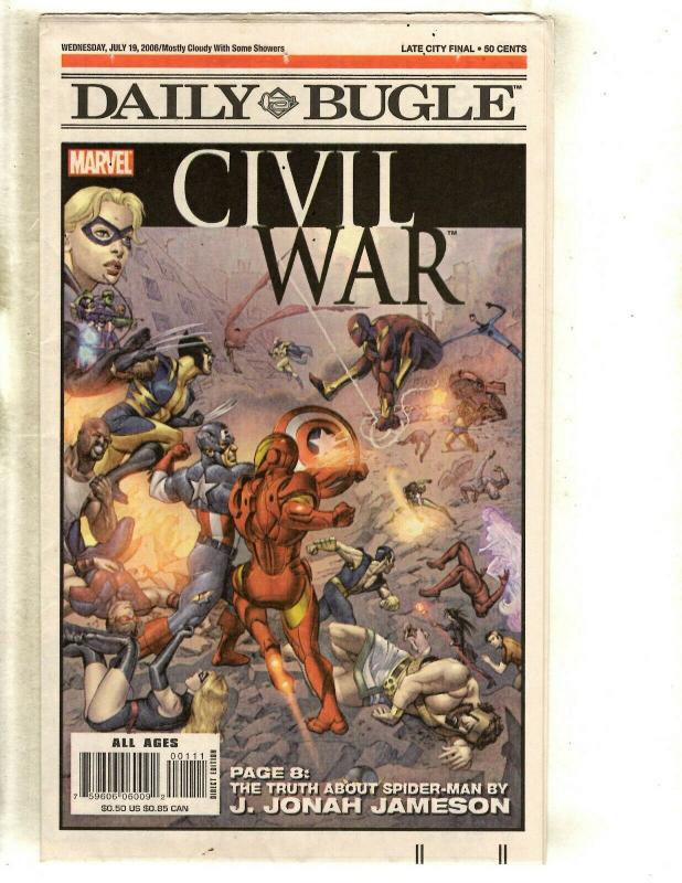 8 Comics Civil War 1 Initiative Chronicles 2 Return Casualties Sides Bugle+ MF22