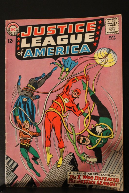 Justice League of America #27 1964 Mid-Grade FN- 1st Mysterious I early silver