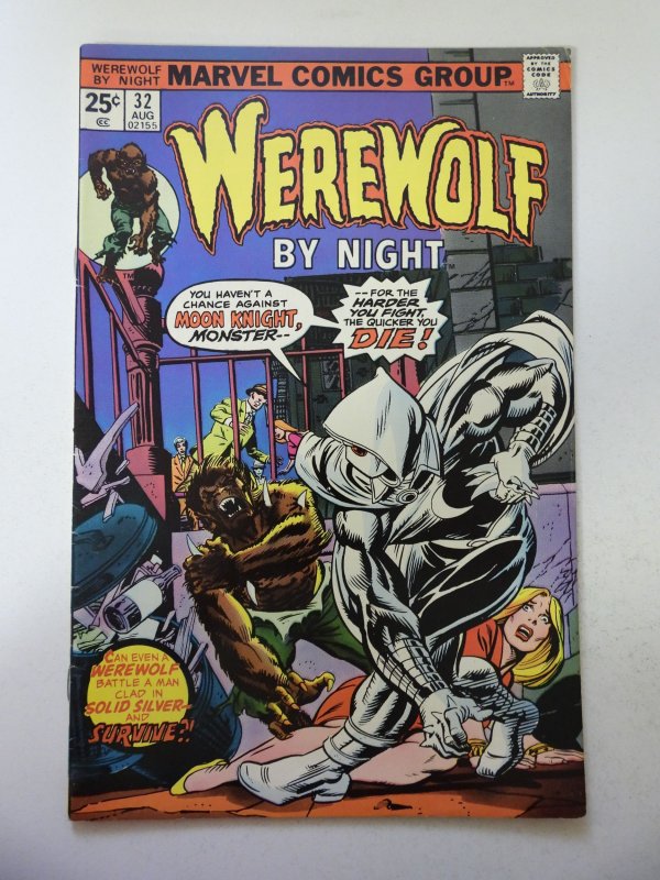 Werewolf by Night #32 1st App of Moon Knight! FN Cond close to 1/2 tear bc