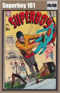 Superboy 161 (1969) FR/GD Neal Adams DC Comics