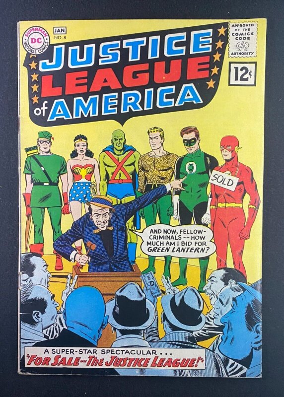 Justice League of America (1960) #8 FN/VF (7.0) Murphy Anderson un